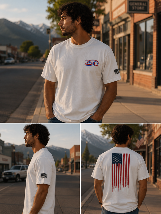 250 American Flag Tee