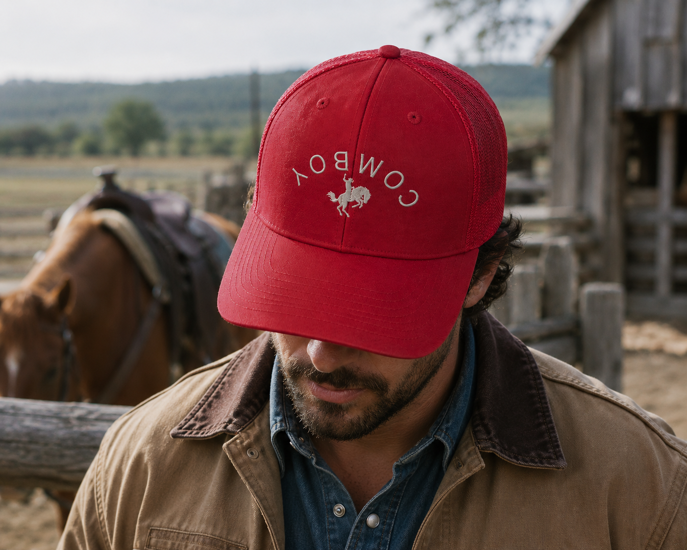 Cowboy Trucker Hat