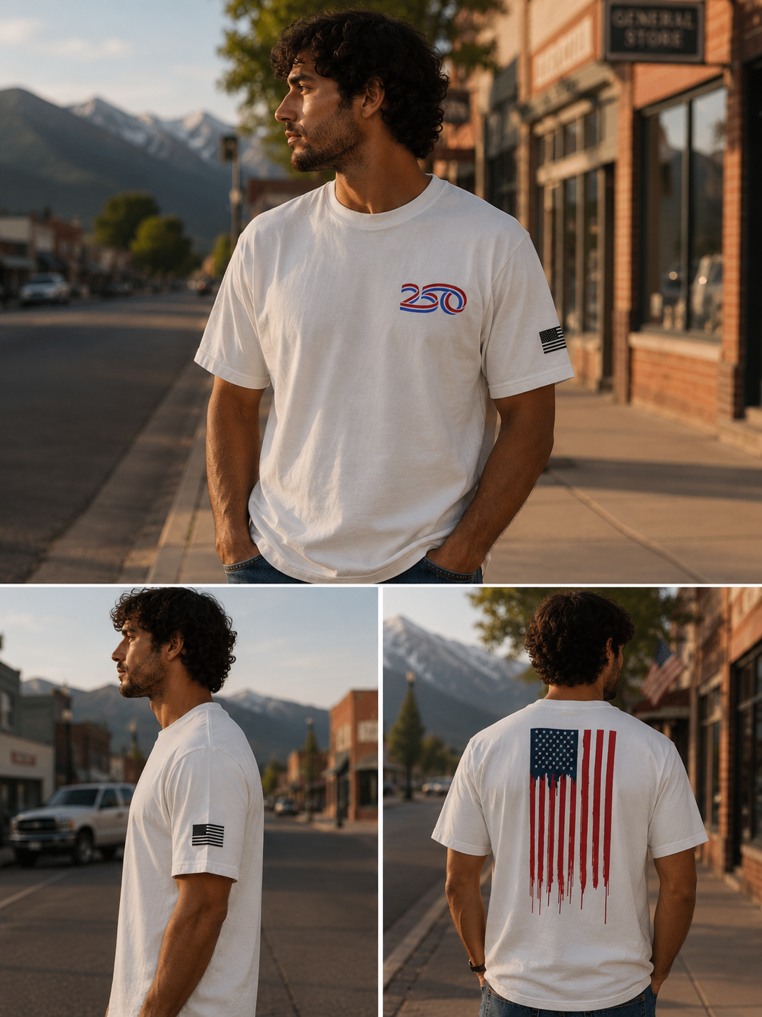 250 American Flag Tee