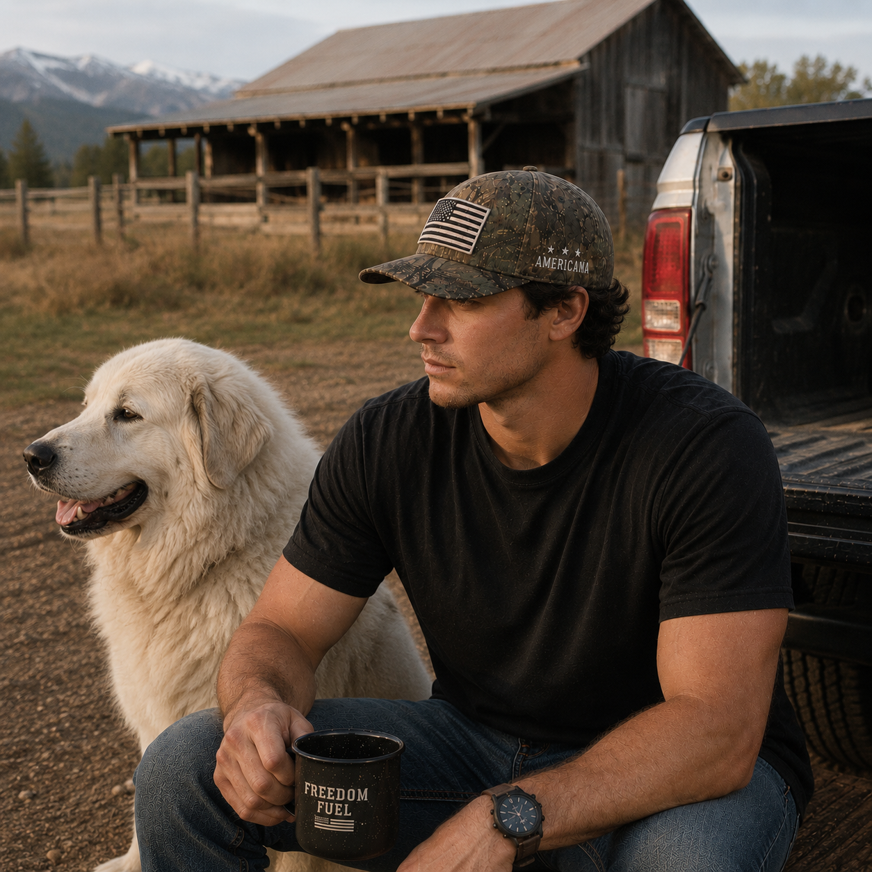 Americana Founders Camo Cap